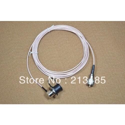 Nagoya RC-142 5 Meter Coaxial Extend Cable(Silver) SO239 to PL-259 for Mobile Radio