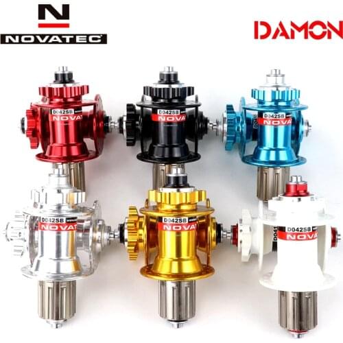 Novatec D041SB D042SB Mountain Bicycle Disc Brake Hubs 28 32 36 Holes QR Mtb Bike Front Rear Hub Steel Freehub Body