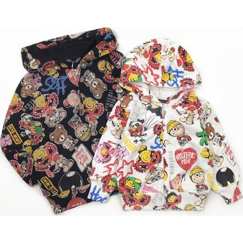 2020 New Autumn Veste Enfant Toddler Girl Clothes Jacket Rain Coat Kids Boy or Girl Clothes Fall Clothes Pattern Bear Pacifier C