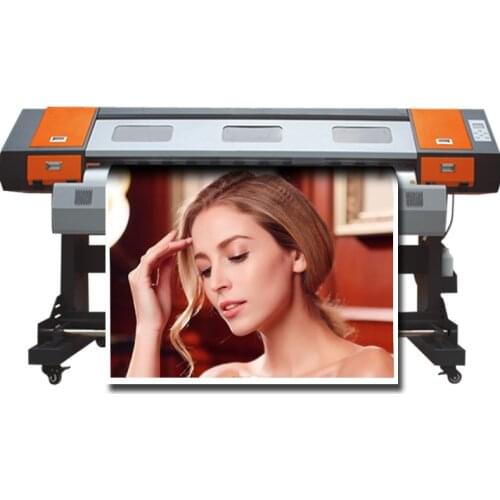 Custom sticker printing machine 1800mm digital inkjet canvas plotter large image good price flex printer