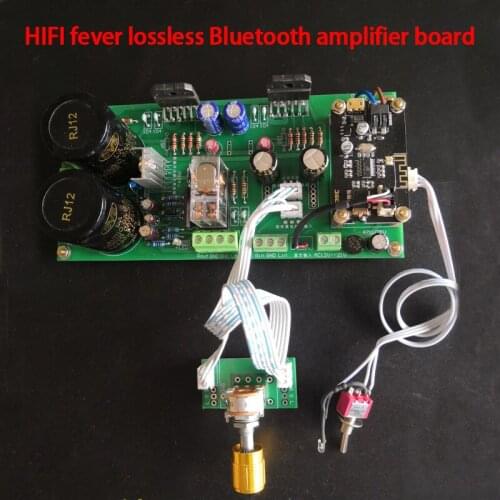 KYYSLB LM3886TF 4-8ohm 68W*2 HIFI Fever Power Amplifier Board with Lossless Bluetooth Speaker Protection Board
