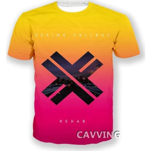 CAVVING 3D Printed Eskimo Callboy Casual T-shirts Hip Hop Tee Shirts Harajuku Styles Tops Clothing for Men/women