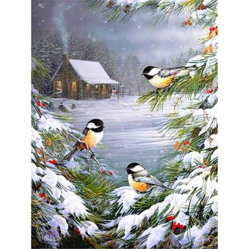 Animal Bird DIY Cross Stitch Embroidery 11CT Kits Needlework Craft Set Cotton Thread Printed Canvas Home Dropshipping