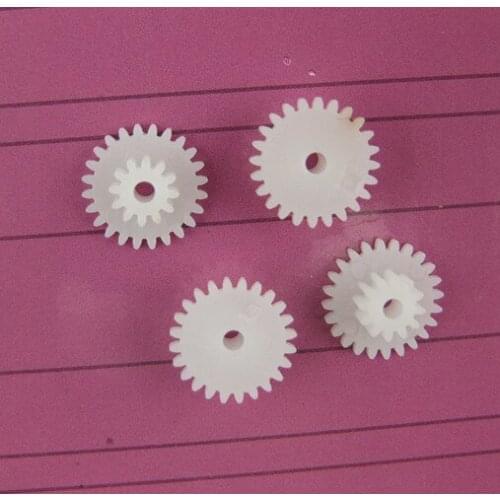 24122B double gear reduction gear rack drive 0.5 modulus DIY model remote control toy accessories plastic gear