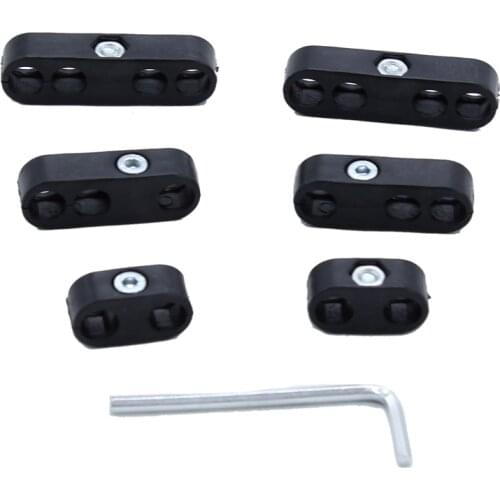 7mm 8mm Black Spark Plug Wire Separators Looms Dividers for ford Chevy 9723