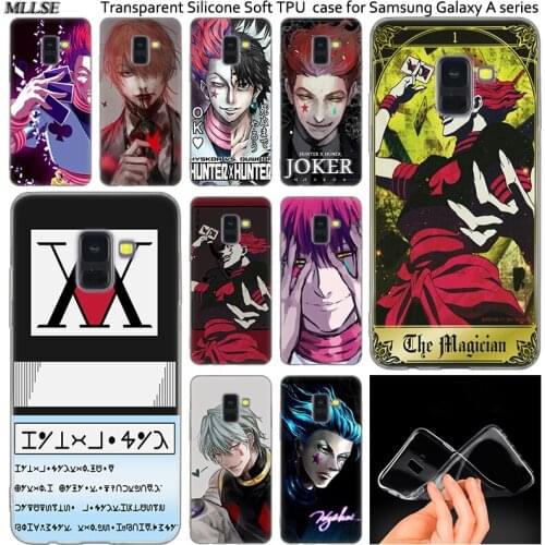 Anime hunter x hunter Silicone Case For Samsung Galaxy A50 A30 A10 A40 A6 A8 Plus A20 E A5 A7 2018 2017 2016 Note 9 8 Fashion