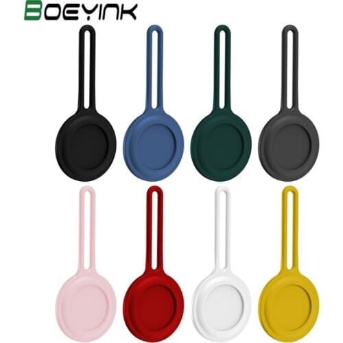 Silicone Cover Protective Case For AirTags Shockproof Anti Fall Anti Scratch Accessories Protector Cover Shell For Air Tags 2021