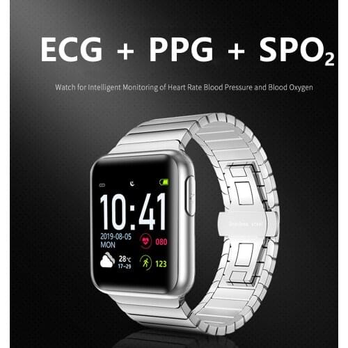 V5 Pro Smart Watch Man ECG Fitness Bracelet Health Electronic Blood Pressure Watch Heart Rate Monitor Fitness Tracker Smartwatch