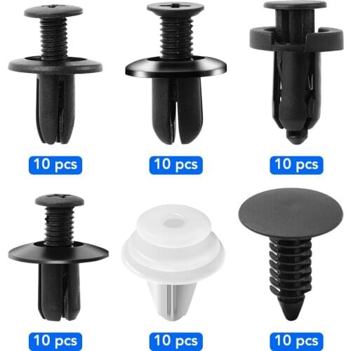 Mixed Auto Fastener Clips Retainer Car Fastener Rivet for JEEP Grand Cherokee Commander Renegade Wrangler Compass Patriot FIAT