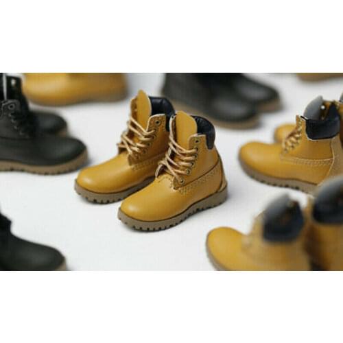 SUPERMCTOYS 1/6 Dark Yellow Hollow Pilot Snow Boots Model For 12" Female PH Body