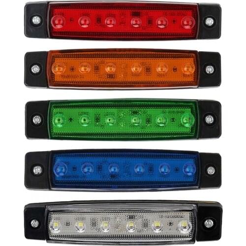 10pcs LED Truck Marker Indicator Light Turn Signal Lamp 12V/24V Auto Car Bus Lorry UTE Trailer Tail Warning Lamp Brake Lights