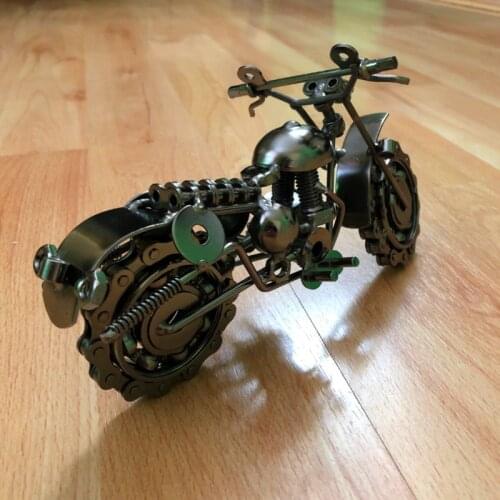 All Terrain Vehicle Dune Buggy Iron Motorcycle Model Metal Crafts Desk Ornament Holiday Gifts