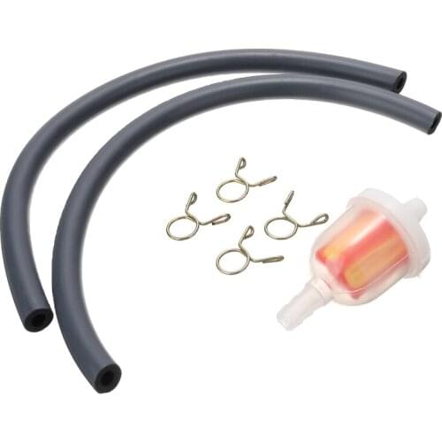 1pc Motorcycle ATV Dirt Pocket Bike Quad Scooter Fuel Gas 37cm Hose Clips Mini Inline Moto 47/49CC Tool