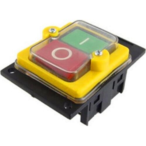 1 Pc New On Off Start Stop Water Proof Push Button Switch 10A 380V AC 75x52mm KAO-5M