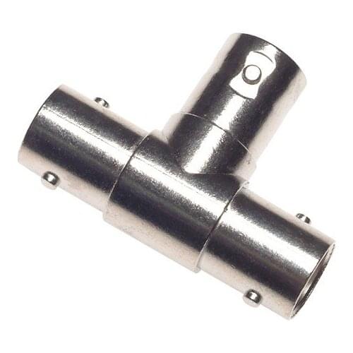 100PCS BNC Three 3X Female Connector To Coaxial adapter Cable For CCTV Camera Sysetem (BNC-107)