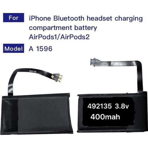 3.8V 400mAh battery for Airpods 1 2 Wireless Charging box A1596 020-00098