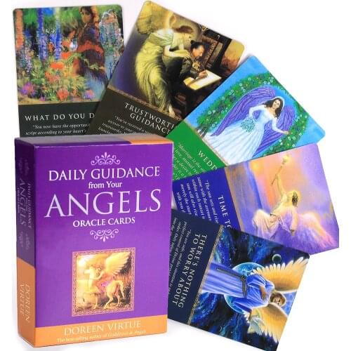 Angels New Tarot Cards For Beginners With Guidebook Card Game Board Game Exquisite And Guidebook