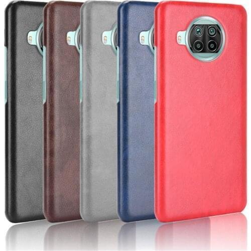 For Xiaomi Mi 10T Lite Case Luxury Litchi Striae PU Leather Hard Back Cover Case For Xiaomi Mi 10T Lite Mi10T Phone Cases