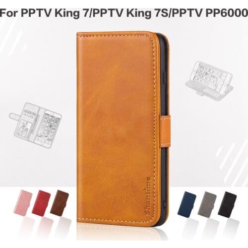 Flip Cover For PPTV King 7 Business Case Leather Luxury With Magnet Wallet Case For PPTV King 7S PPTV PP6000 Phone Cover