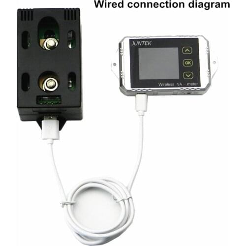 DC Ammeter Wireless Usb Tester Voltage Ammeter 120V 200A KWh Watt Meter Car Battery Coulometer Capacity Tester Power Monitor