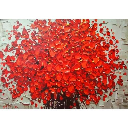 Red fire The wooden puzzle 1000 pieces ersion jigsaw puzzle white card adult childrens educational toys