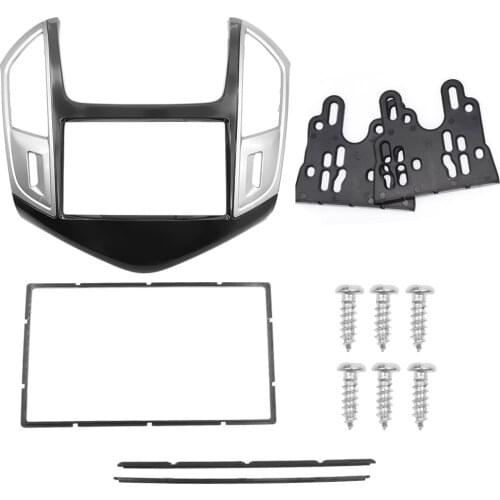 Double Din Car Radio Fascia for Chevrolet Cruze 2013 2014 2015 Stereo Facia Frame Panel Dash Mount Kit Car Accessories