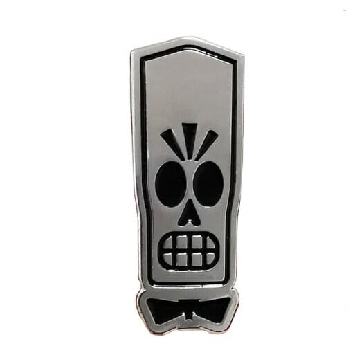 Grim Fandango Manny Calavera enamel pin adventure game lover "punk" style addition