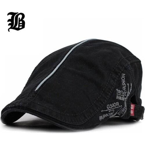 [FLB] New Fashion Autumn Beret Men Women Vintage Sunbonnet Newsboy Flat Cabbie Causal Driving Hats Boinas Breathable Cotton Cap