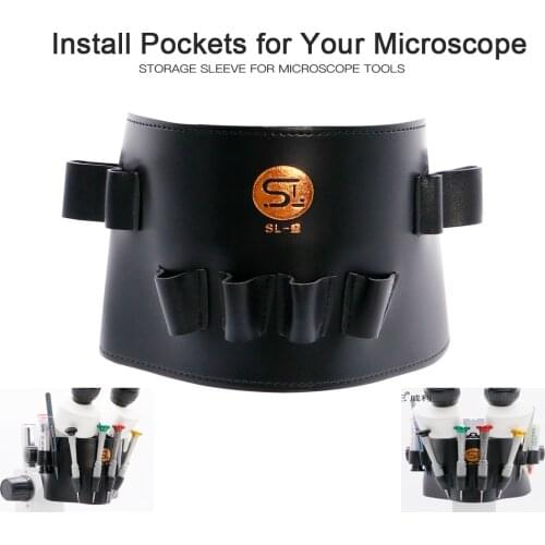 WYLIE Microscope Tools Storage Sleeve for Mobile Phone Repair Tool Storage Screwdrivers Tweezers Syringe Flux Storage Bag