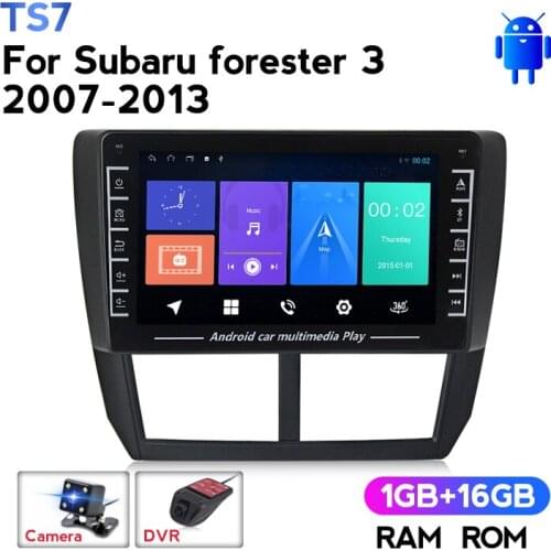 HD1280*720 Android Car Radio Audio GPS Multimedia Player Auto For Subaru Forester WRX 2008-2014 GPS Navigation Head Unit WIFI BT
