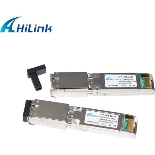 Good Compatible Single Core 10G 1490nm/1550nm 80km DOM BiDi WDM SFP+ LC
