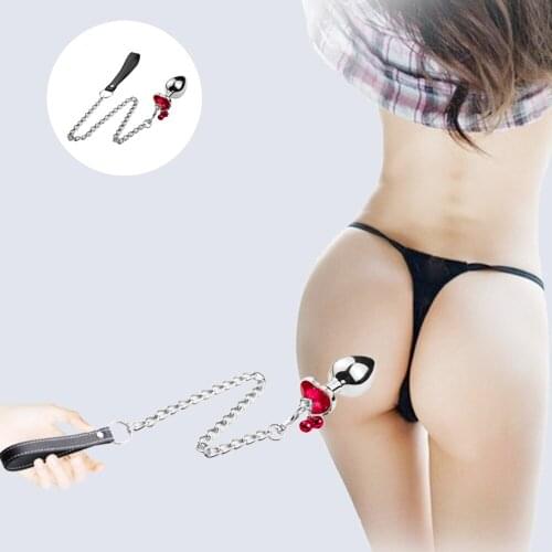Intimate Product Metal Butt Plug Anus Expander the Members for Sex Anus Dilator Anal Anal Plug Private Good for Men and Women