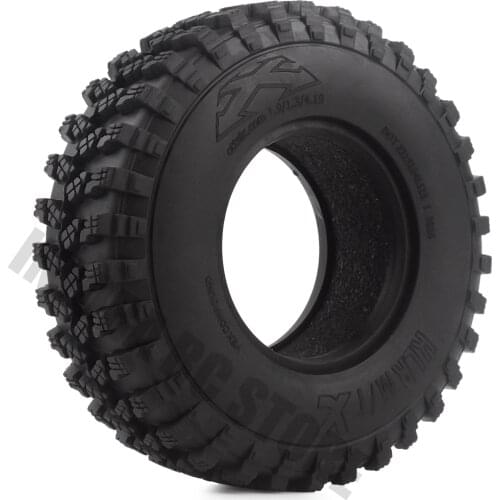 4PCS/Set Rubber 1.9" 105*35mm Wheel Tires for 1/10 RC Crawler Truck Voodoo KLR Axial SCX10 90046 90047 AXI03007 RC Car Tyres