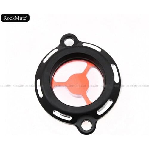 Motorcycle Engine Oil Filter Cap Cover For KTM RC125 RC200 RC250 RC390 2014-2018, DUKE 125/200/390 2012-2018 Clearly See Through
