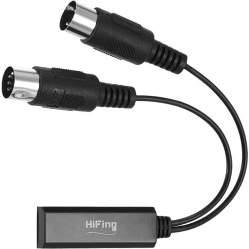 Top Deals HiFing Wireless Bluetooth MIDI Adapter Bluetooth 4.0 5-pin DIN MIDI Adapter