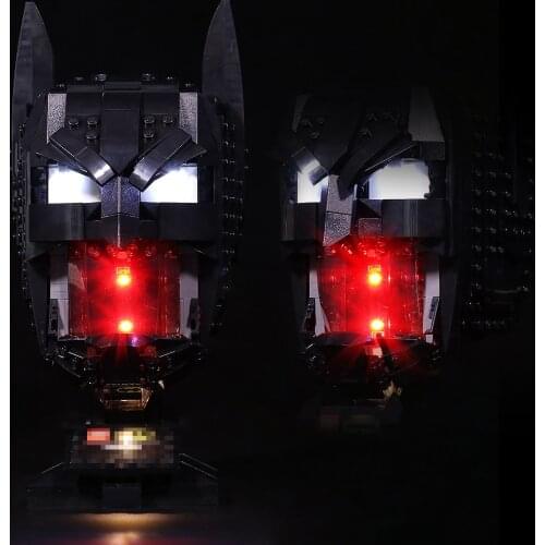 BrickBling Led Light Kit For 76182 Helmet Collectible Building (NOT Include Building Bricks)