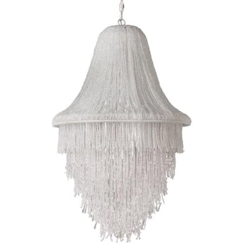 French retro crystal chandelier bedroom living room personality creative jellyfish chandelier hotel lobby lighting