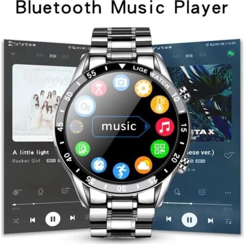 New Men Smart Watch Heart Rate Blood Pressure IP68 Waterproof Sports Fitness Watch Luxury Smart Watch Male For IOS Android 30