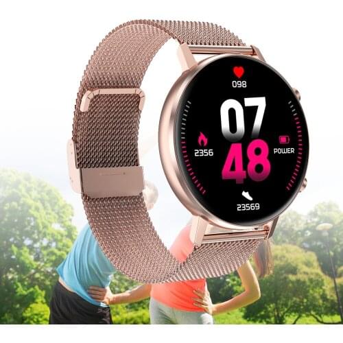 2020 New Smart Watch Men Women 1.3 inch 360*360 Resolution Heart Rate Monitor Health Sports Watch IP68 Waterproof Long Standby