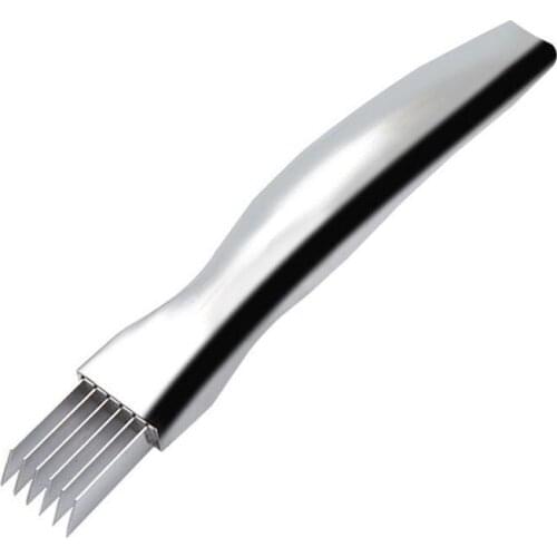 Steel Cuisine Cutter Onion Chopped Green Green Garlic Cutter Knife Sprout Onion Chopped Onion Cutting Onions Arti O4P1