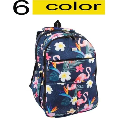 New Flamingo Pattern Diaper Backpack Waterproof Maternity Backpack for Baby Diaper Alone for Mom Baby Care bag
