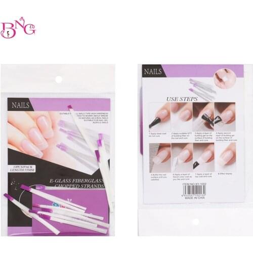 20/50pcs Professional Nail Fiberglass for Nail Art Quick Extension Nail Form Acrylic Tip for Quick Extension Gel DIY Nail Tools