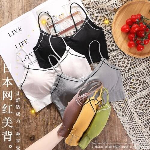 3D Sexy Vest Lingerie Seamless Sport Bra Strapless Top Bra Push Up Bralette Brassiere Women Underwear strap wrap chest girl