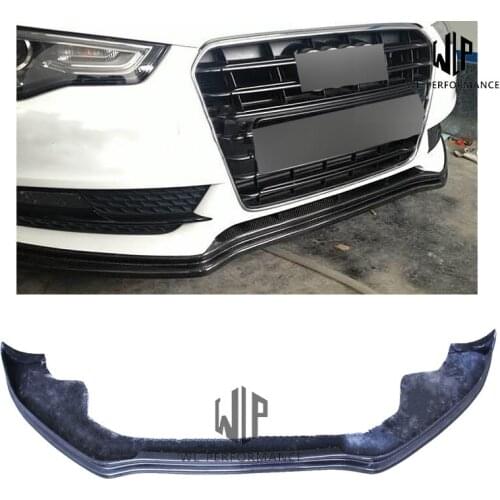 A5 High Quality Carbon Fiber Front Lip Splitter Car Styling For Audi A5 Car Body Kit 2009-2011