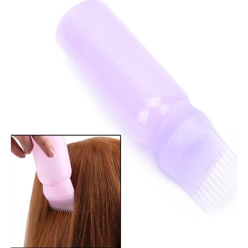 High quality 120ML Hair Dye Bottle Applicator Brush Dispensing Salon Hair Coloring Dyeing Styling Tool