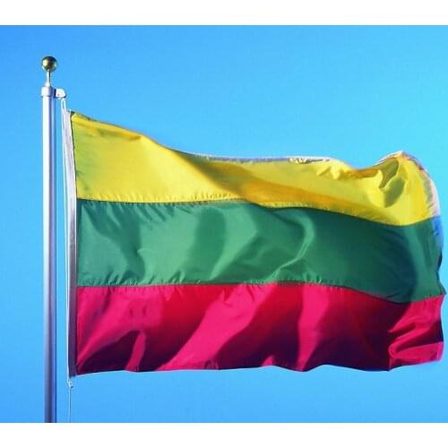 Free shipping xvggdg NEW lithuania Flag 3ft x 5ft Hanging lithuania Flag Polyester standard Flag Banner