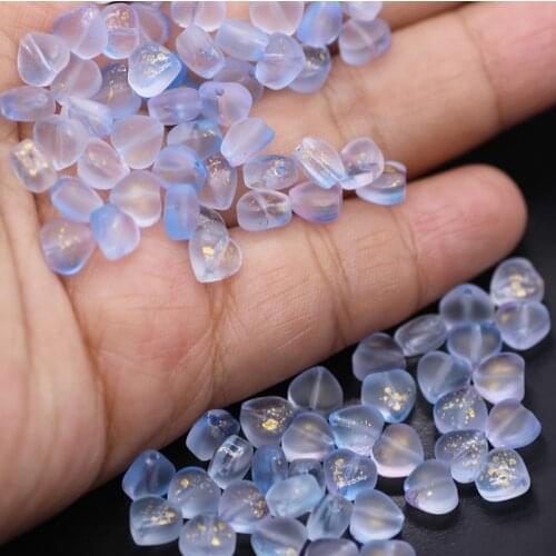 Hot High Quality Heart Loose Beads for Earrings bracelet Jewelry Accessories 6mm Love DIY Glazed Glass Beads