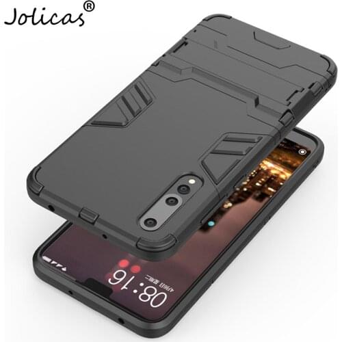 Coque For Huawei P20 Pro Case Armor Hard Kickstand Protect Back Cover For Huawei P20 Pro Phone Cases 6GB 64G 128G 5.8"