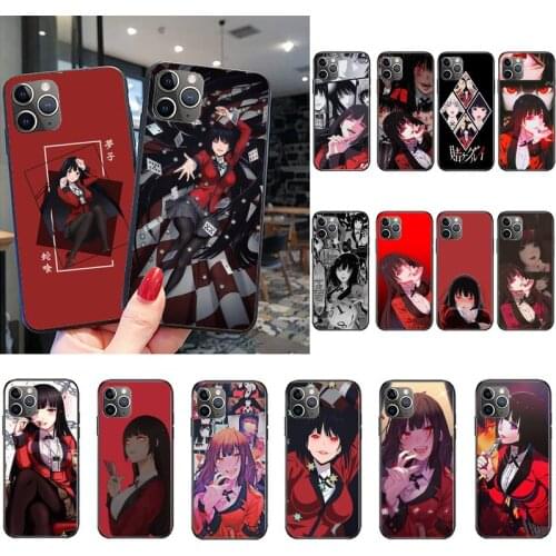 Crazy Excitement Manga Kakegurui Phone Case for iPhone 11 12 mini pro XS MAX 8 7 Plus X XS XR