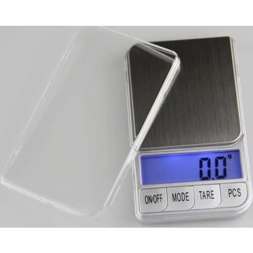 0.1g x 2000g Mini Electronic Digital Pocket Scals 2kg Jewerlry Gram Scale Kitchen Food Weight Balance With Blue Backlight